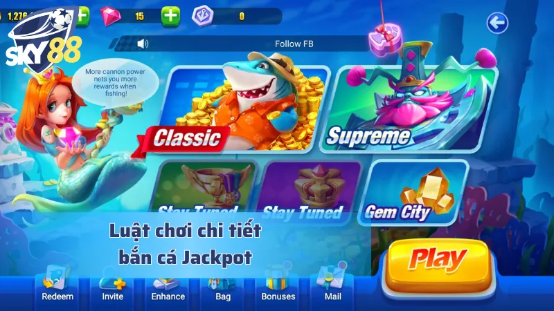 Jackpot Fishing: Bắn Cá Đổi Thưởng Với Giải Thưởng Khổng Lồ Giải thích chi tiết luật chơi bắn cá Jackpot cho người mới